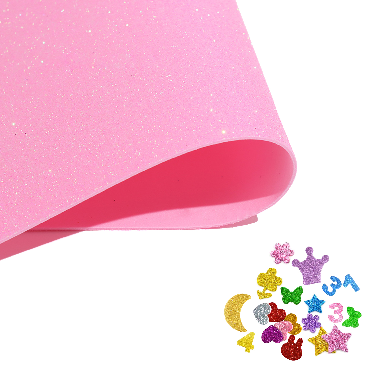 1pcs Sparkling Golds EVA Foam  - Eva Foam Sheet ulasan dan harga