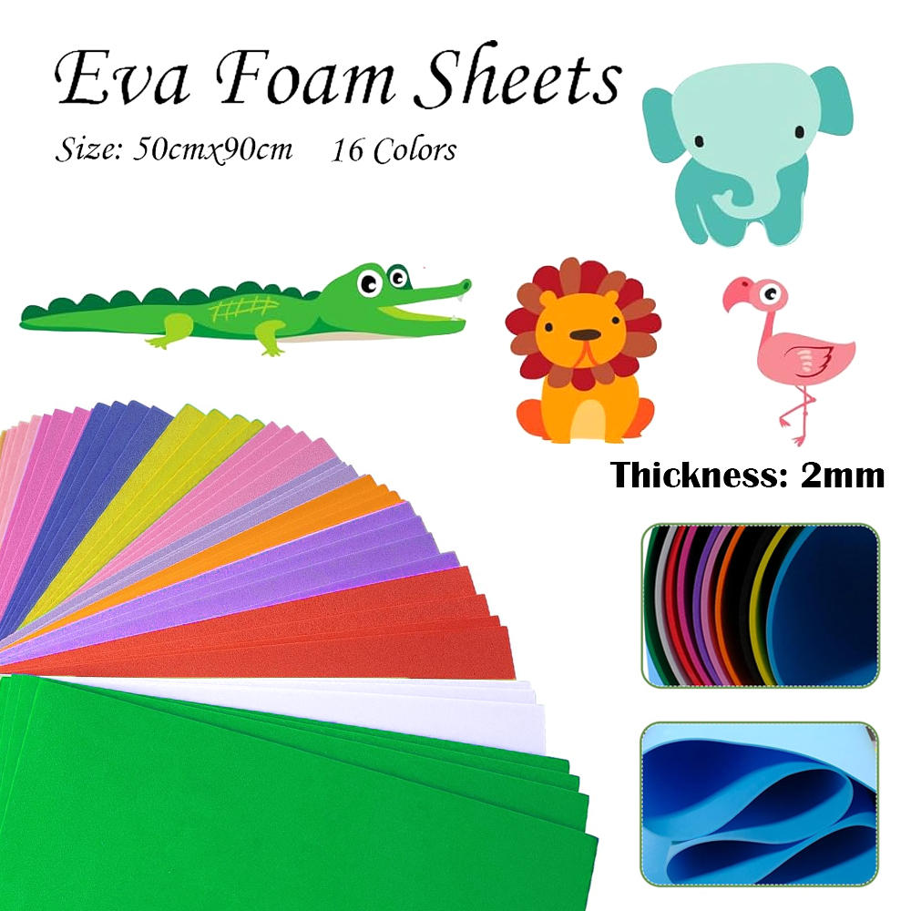 16 Colors Colorful EVA Foam Sh - Eva Foam Sheet ulasan dan harga
