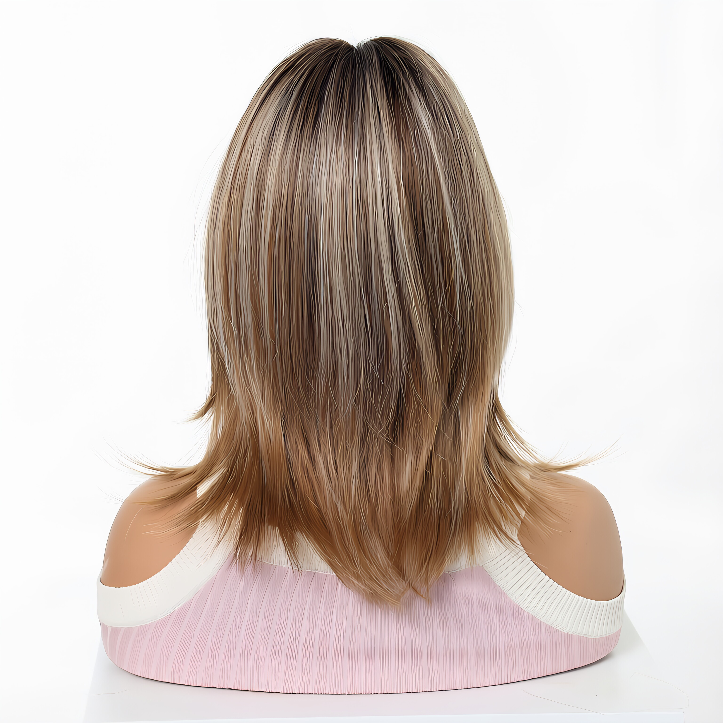 Daily light brown wig, headban - Wig Fiber Net ulasan dan harga