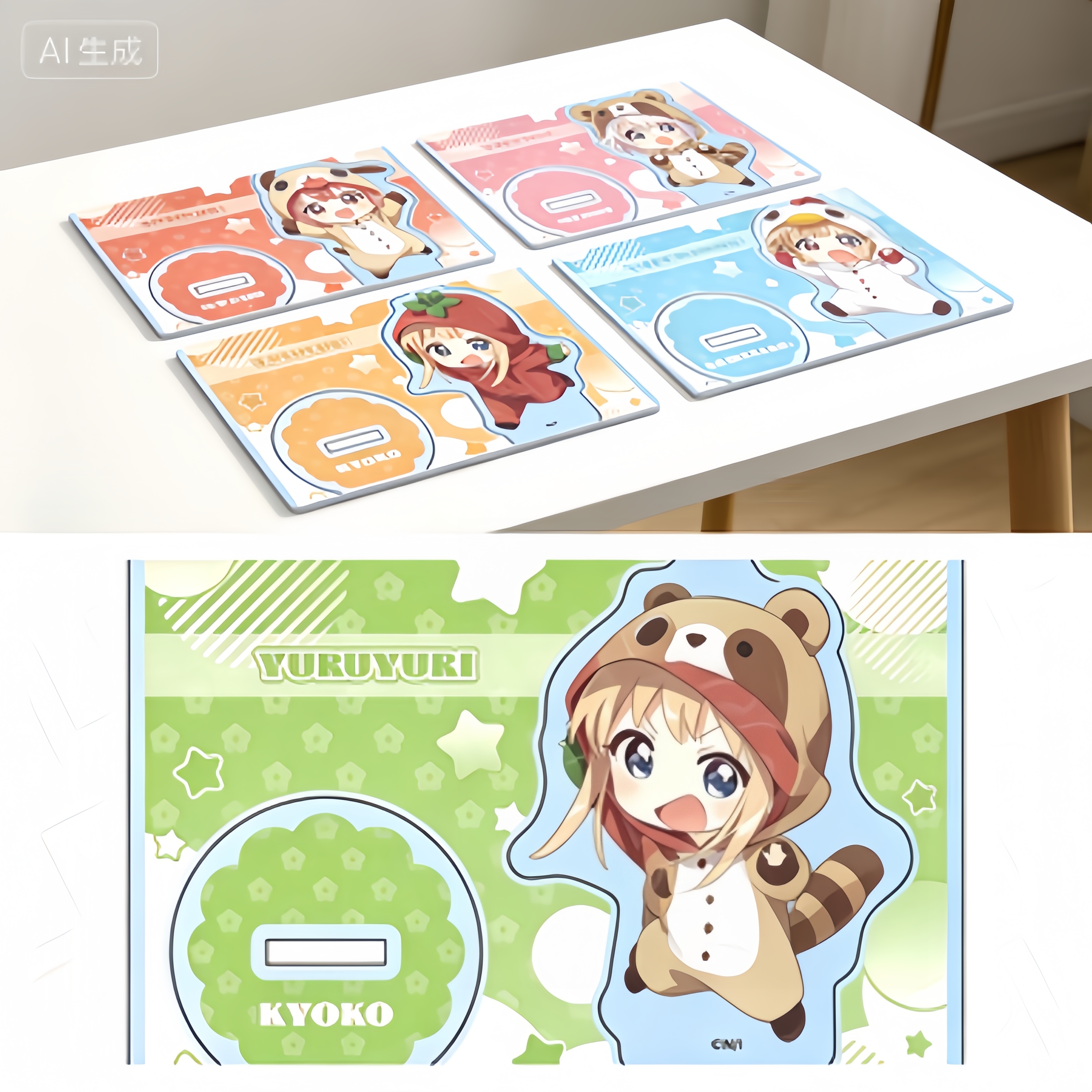 Wholesale Anime YuruYuri Acryl - Cosplay Prop Painting ulasan dan harga