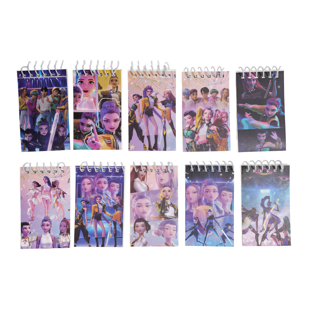 2026 10pcs Mini Notebook Set 2 - Cosplay Prop Book ulasan dan harga