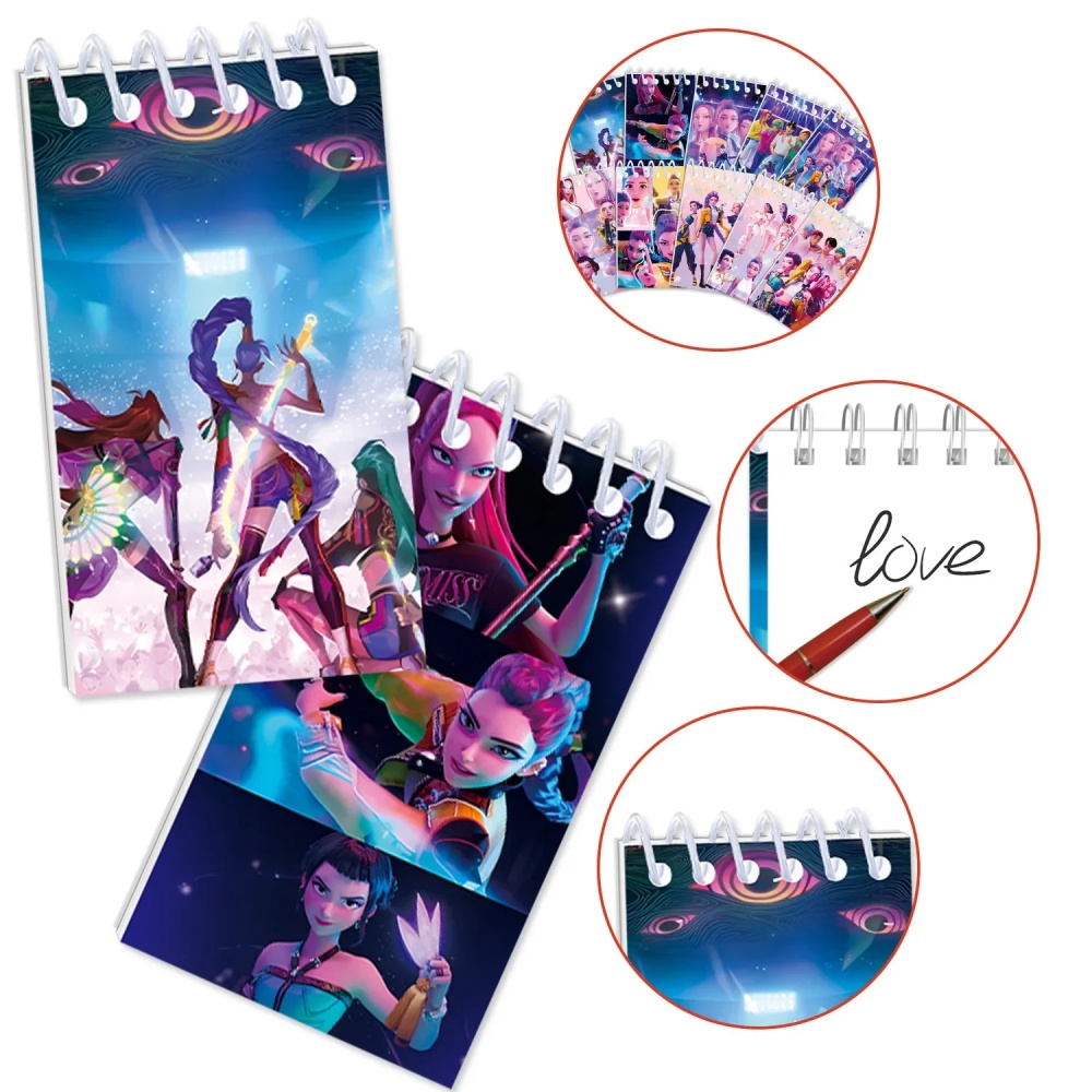 2026 10pcs Mini Notebook Set 2 - Cosplay Prop Book ulasan dan harga