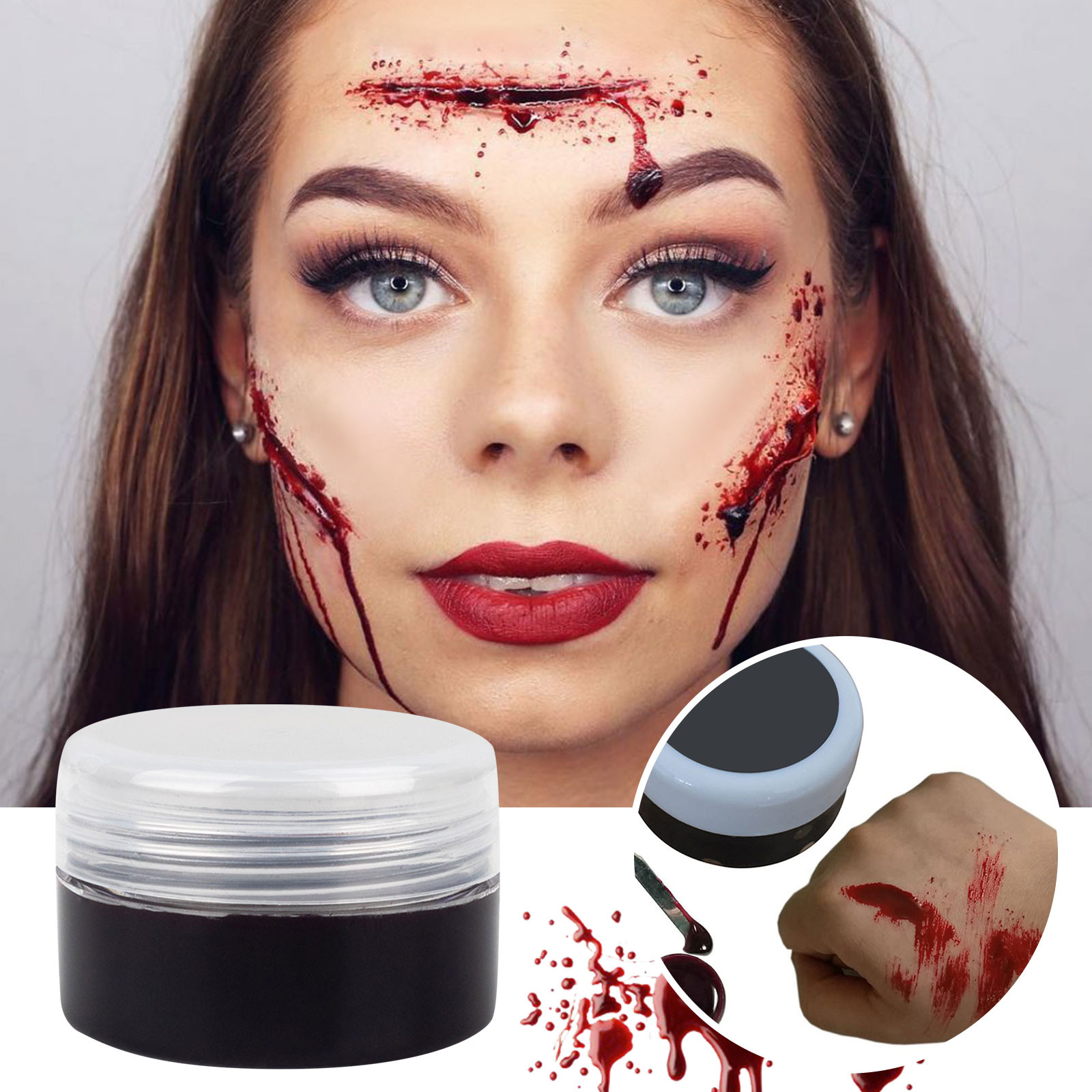 Wound Makeup Realistic Fake Bl - Body Paint Sfx ulasan dan harga