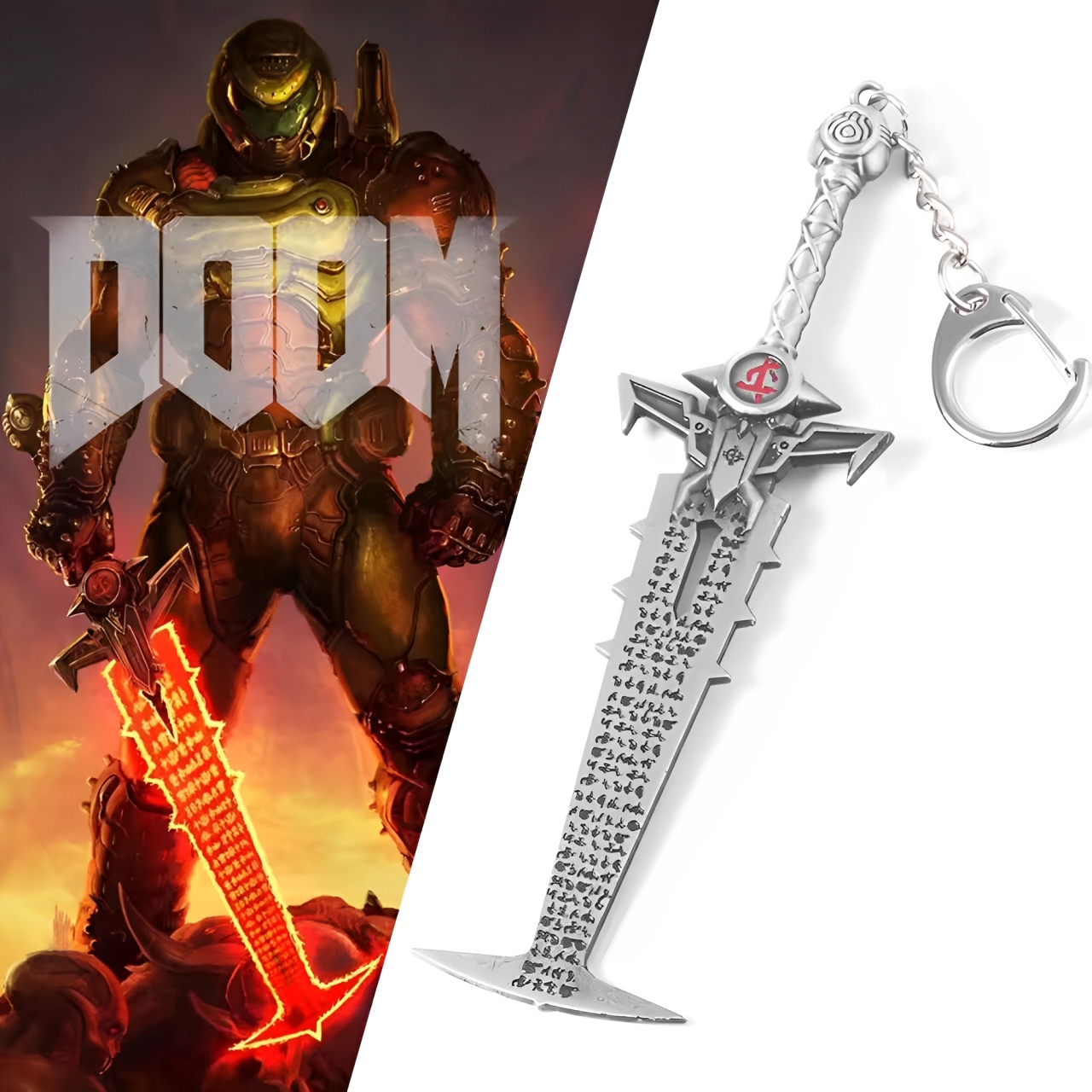 Game Doom Eternal Crucible Bla - Cosplay Prop Dagger ulasan dan harga