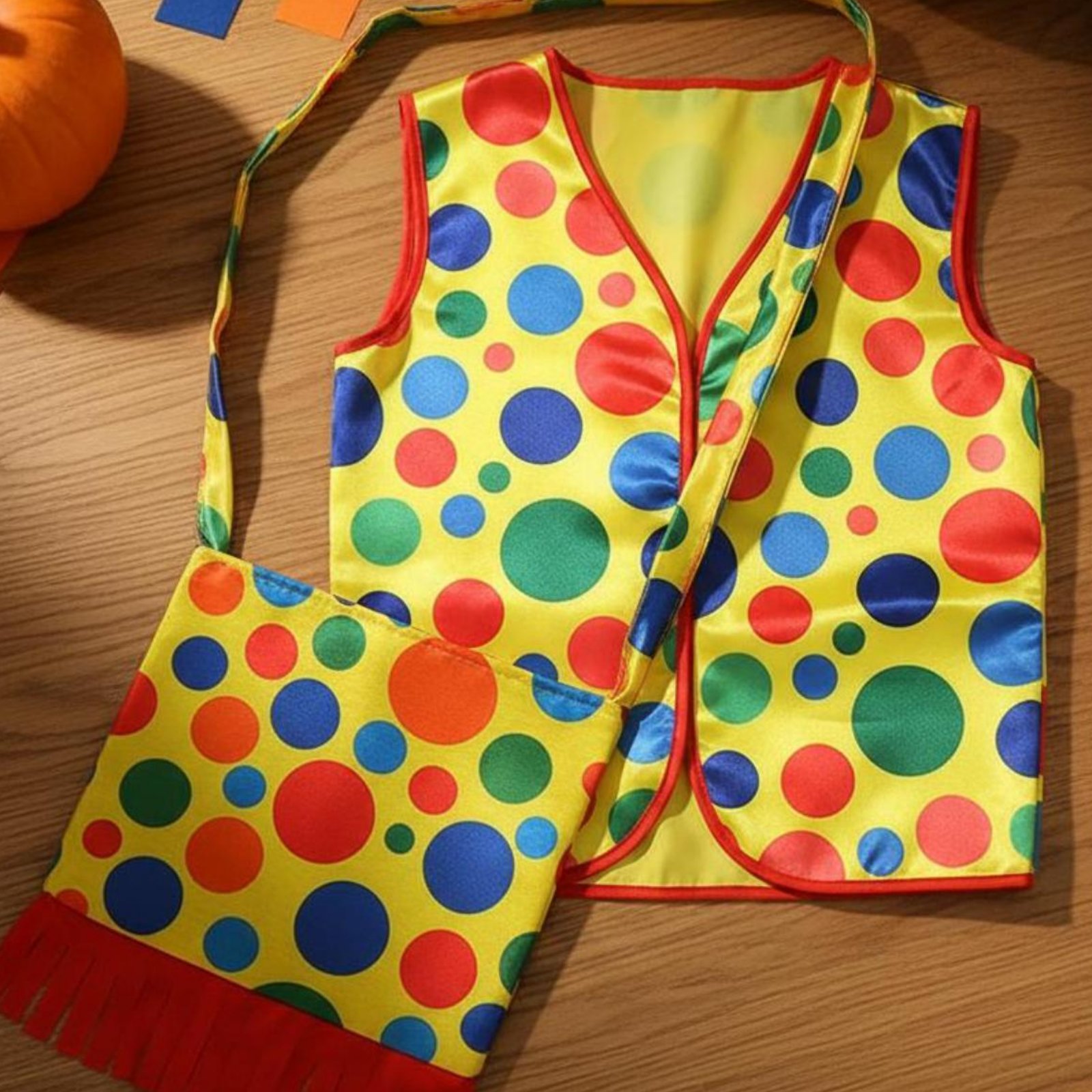 Clown Costume Set Funny Party  - Easy Cosplay Prop ulasan dan harga