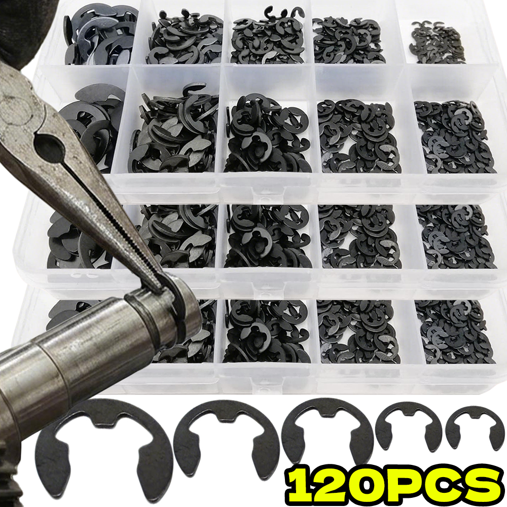 120pcs Set M1.5-M10 Black E Cl - Snap Fastener Set ulasan dan harga