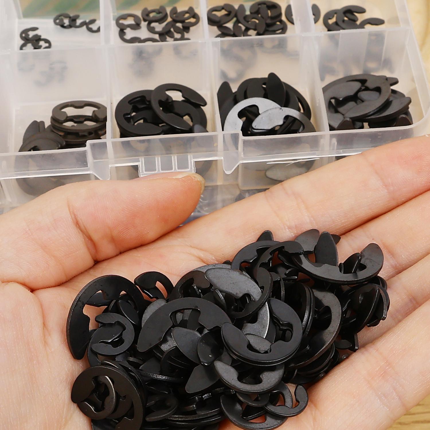 120pcs Set M1.5-M10 Black E Cl - Snap Fastener Set ulasan dan harga