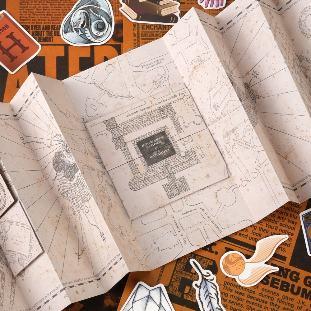 1PC Map Of The Marauder's Scho - Cosplay Prop ulasan dan harga