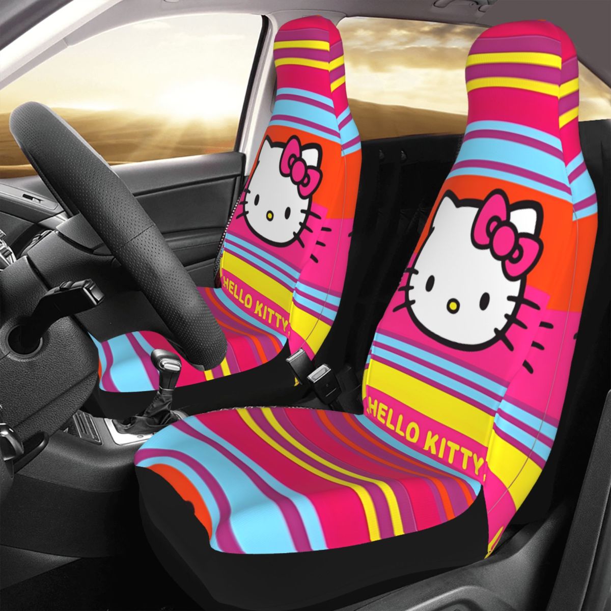 Hello Kitty Stripe Pattern Uni - Cosplay Prop Patterns ulasan dan harga