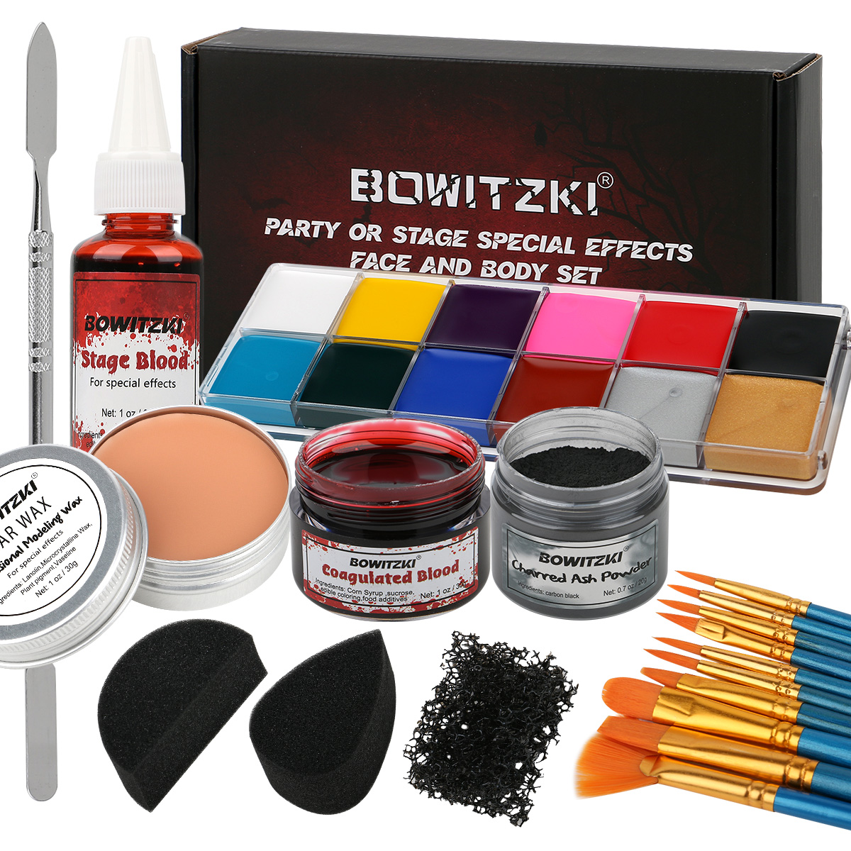 Bowitzki SFX Face Body Paint , - Body Paint Sfx ulasan dan harga