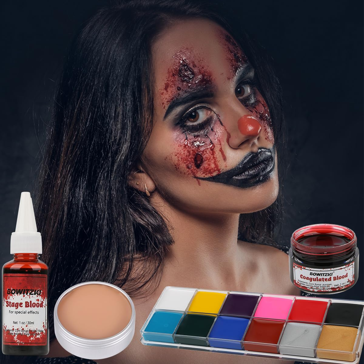 Bowitzki SFX Face Body Paint , - Body Paint Sfx ulasan dan harga
