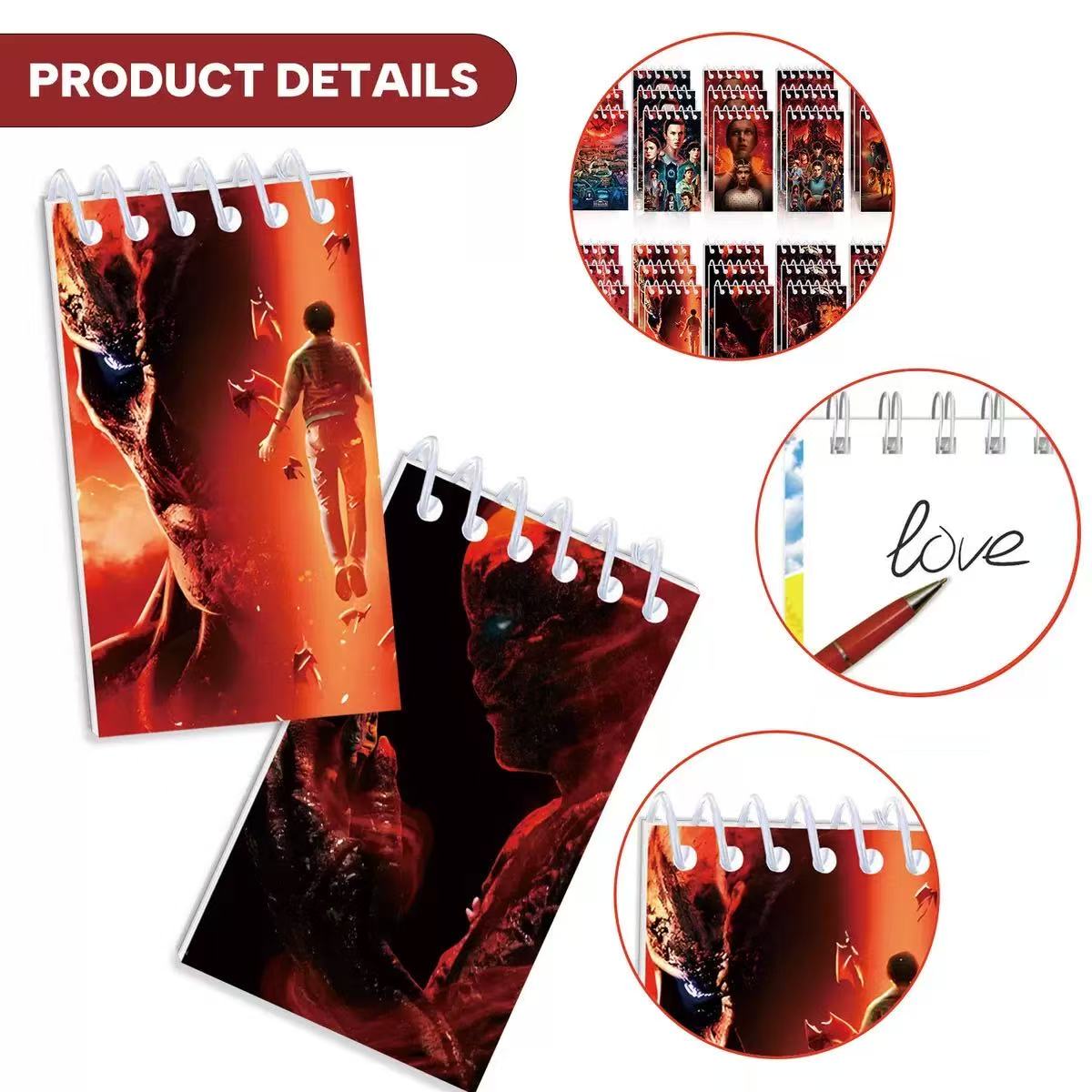 2026 10pcs r Mini Notebook Set - Cosplay Prop Book ulasan dan harga